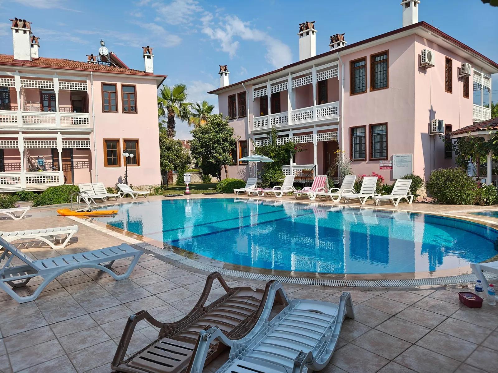 From Bersu Yatırım, Furnished Rental In a Poolside Complex Close to Çalış Beach