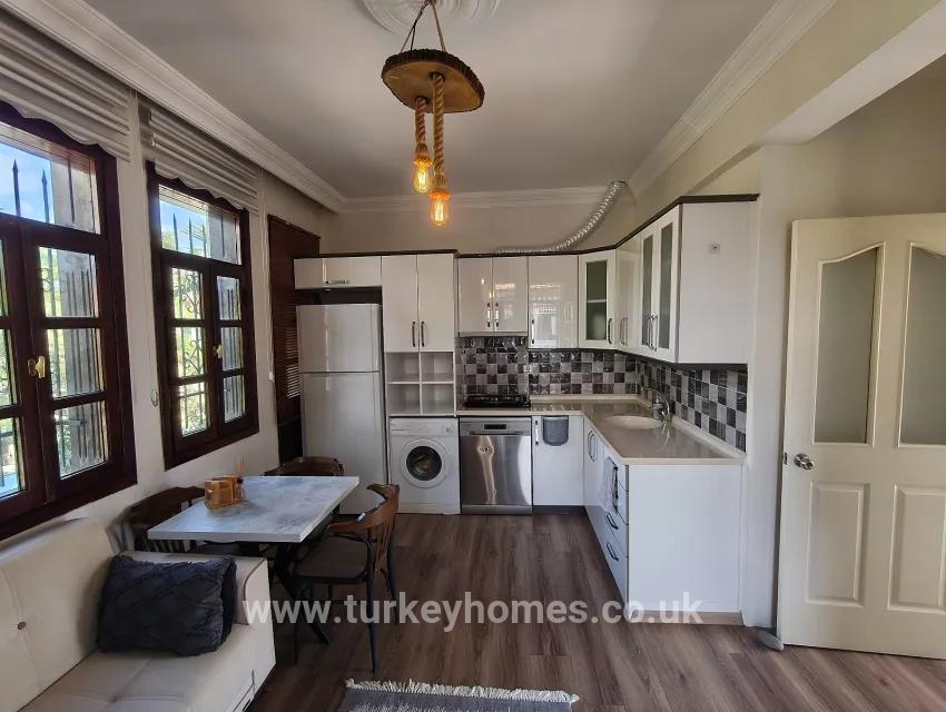 From Bersu Yatırım, Furnished Rental In a Poolside Complex Close to Çalış Beach
