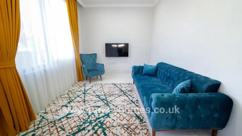 1+1 Bedroom Apartment For rent in Çiftlik Nbh. Fethiye - 50 m²