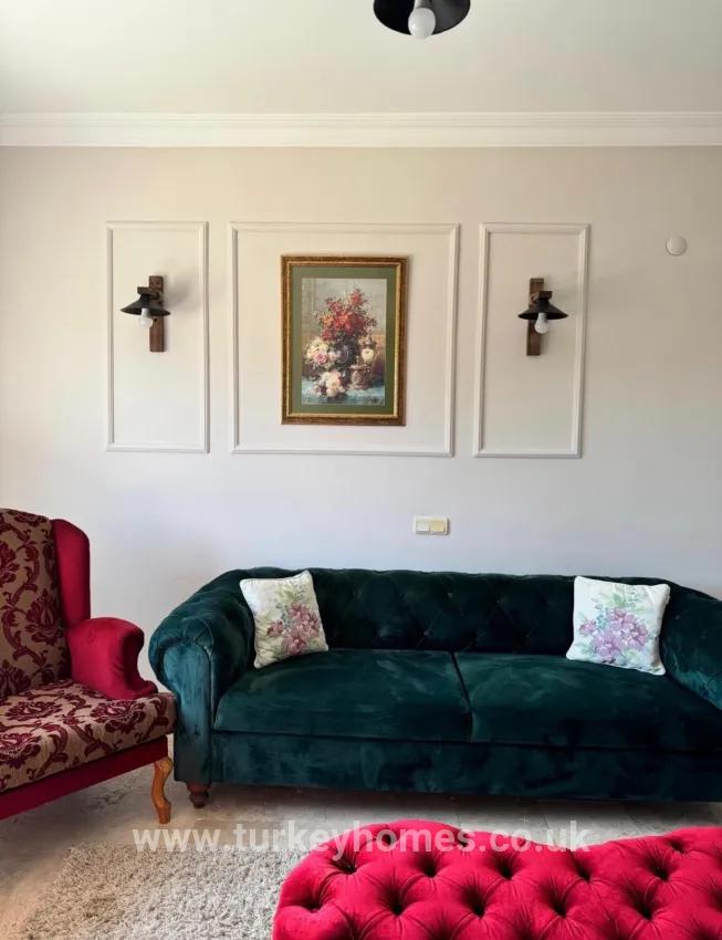 1+1 Bedroom Apartment For rent in Akarca Nbh. Fethiye - 40 m²