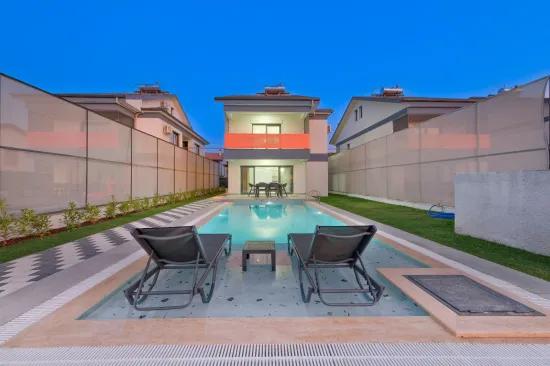 In Koca Çalış For Rent Detached Pool Furnished Villa