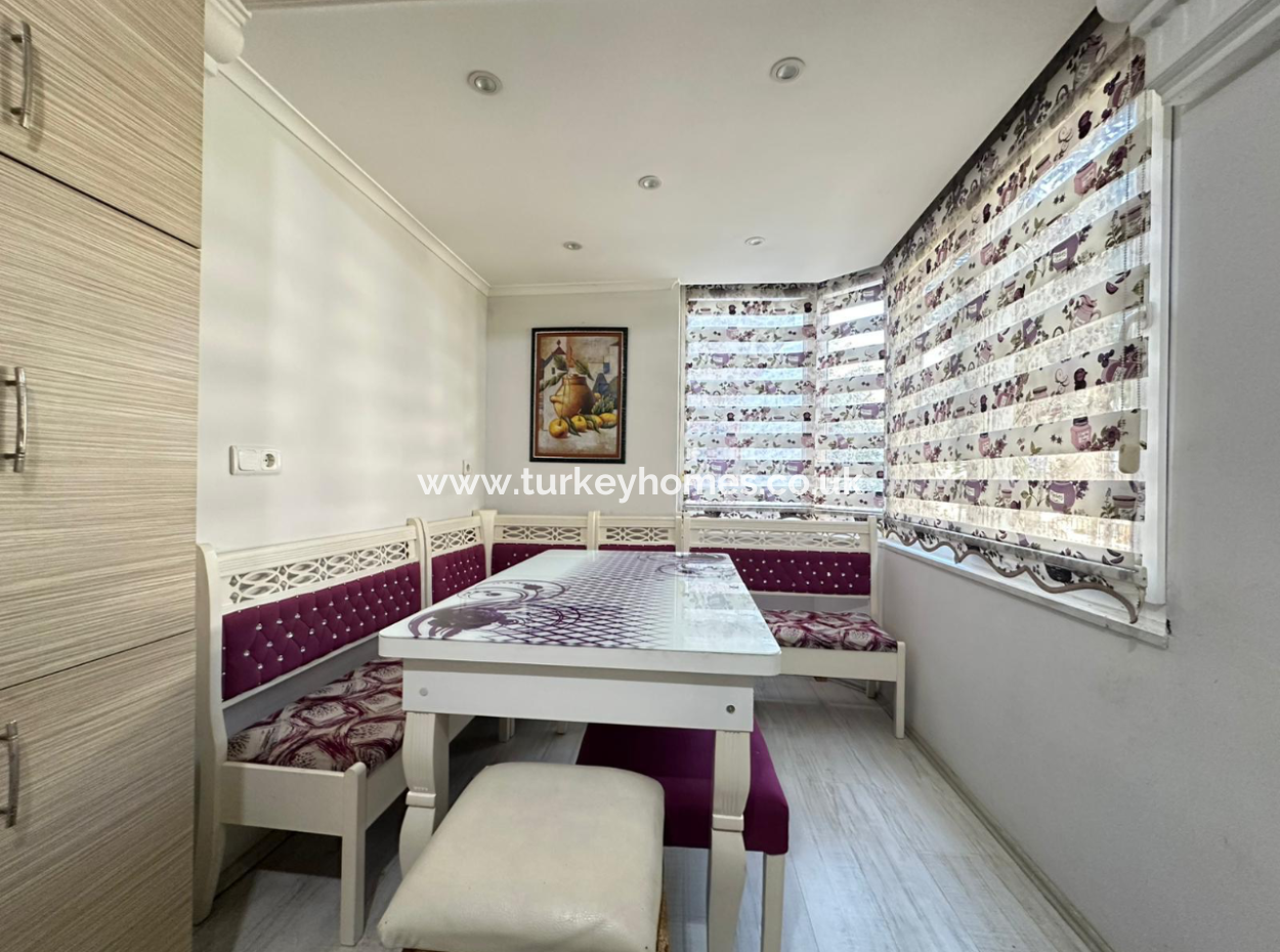 3+1 Ground Floor Apartment For Rent In Tuzla