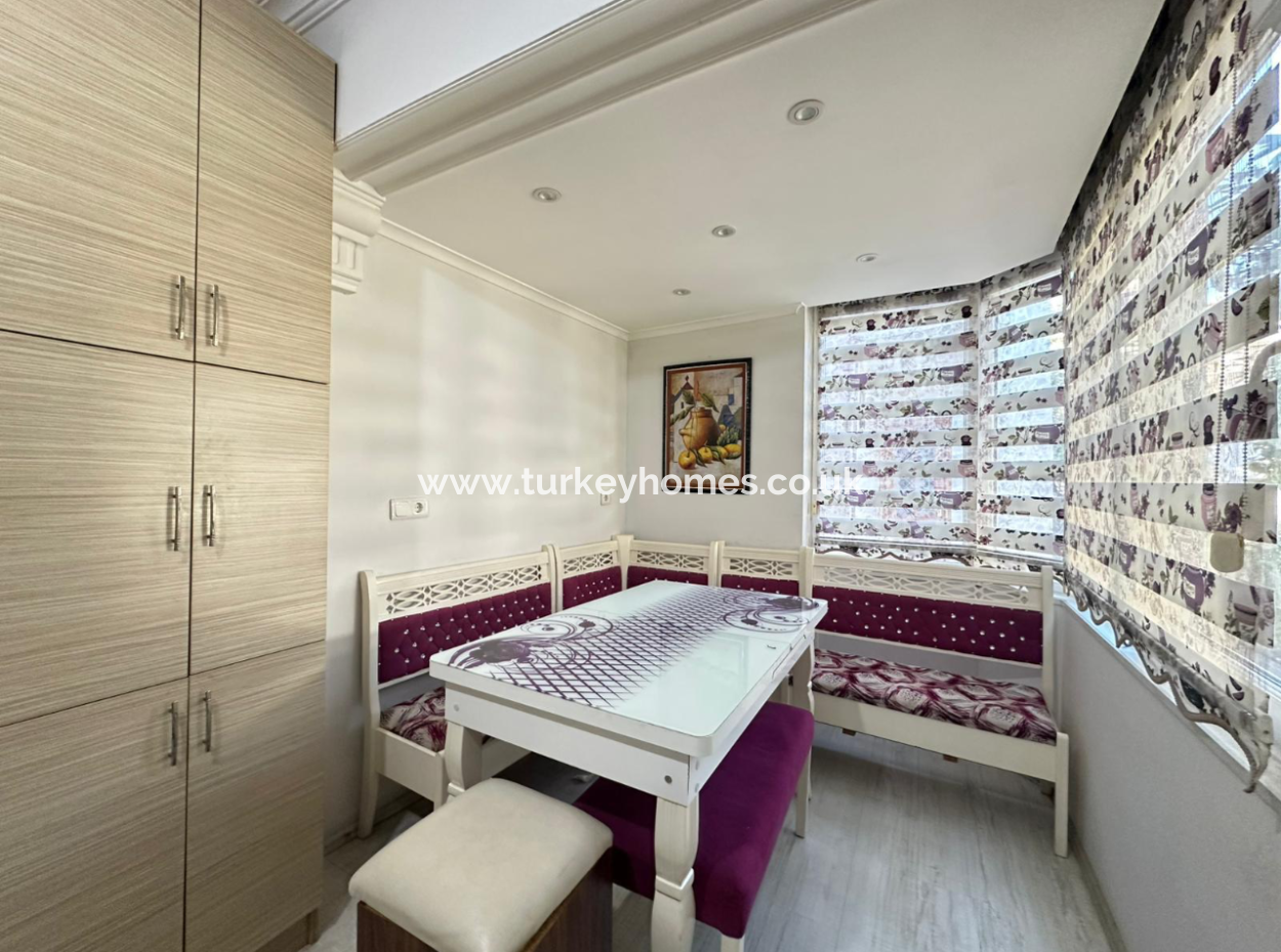 3+1 Ground Floor Apartment For Rent In Tuzla