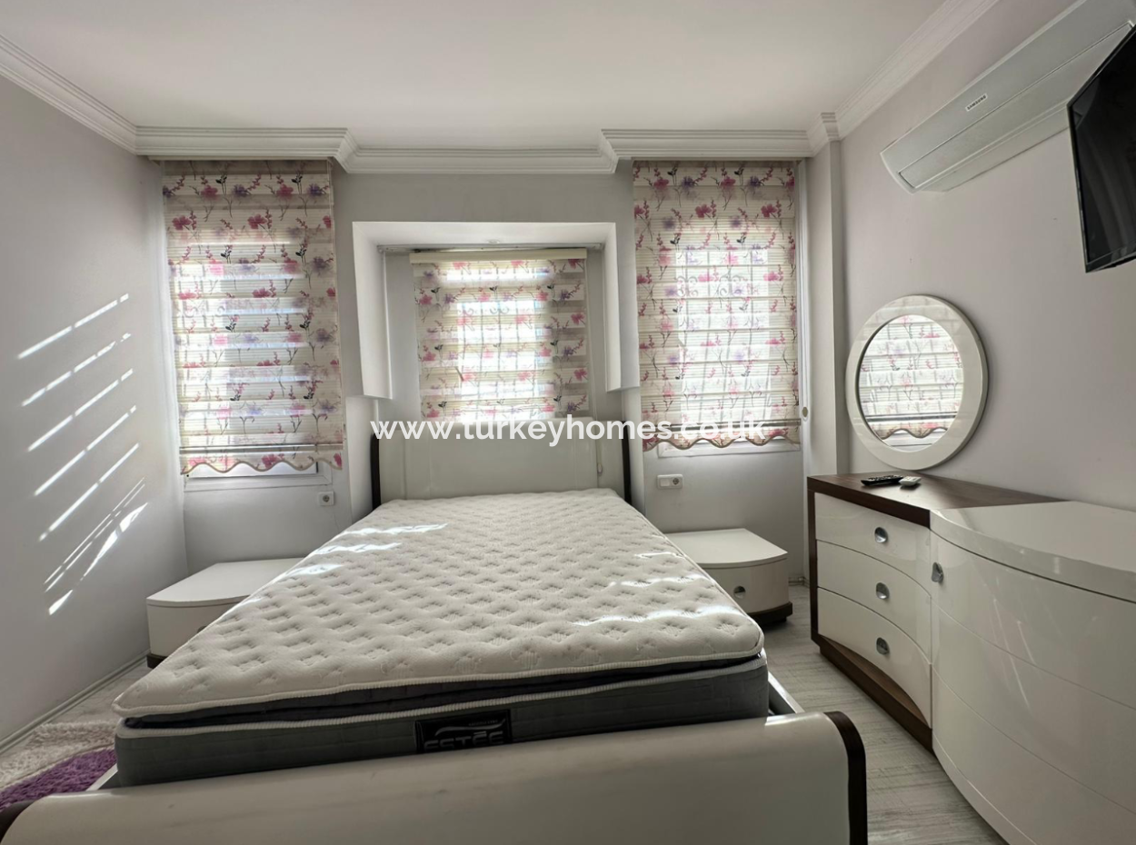 3+1 Ground Floor Apartment For Rent In Tuzla