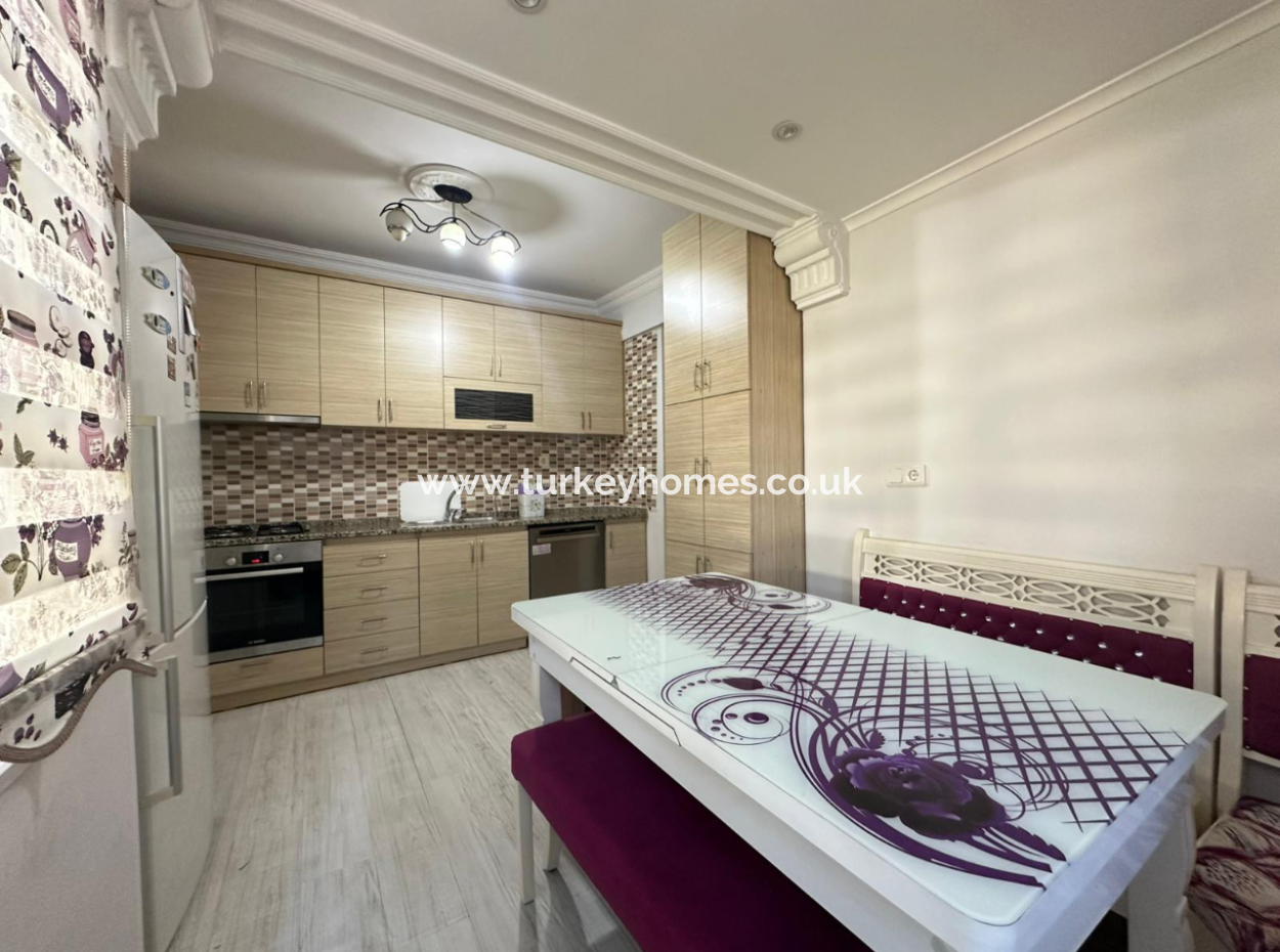3+1 Ground Floor Apartment For Rent In Tuzla