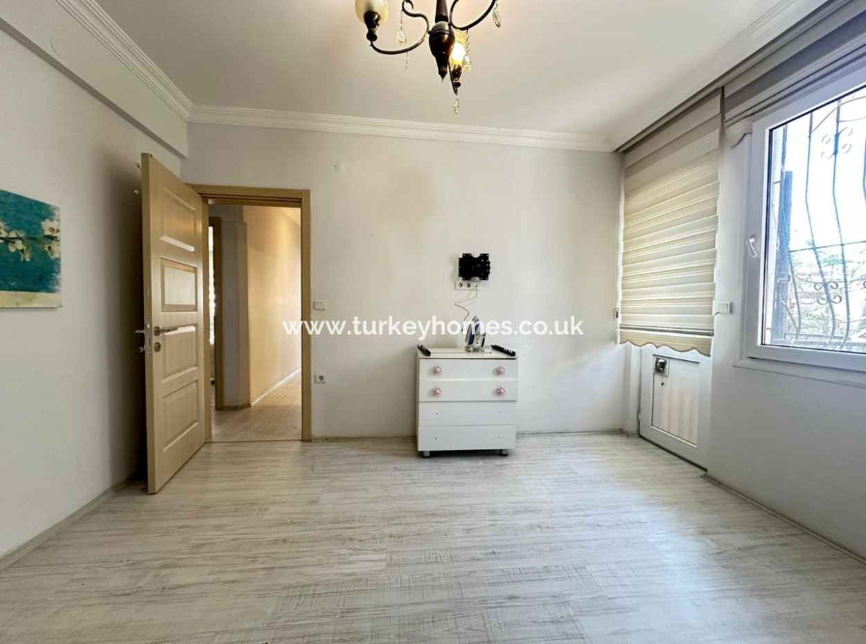 3+1 Ground Floor Apartment For Rent In Tuzla