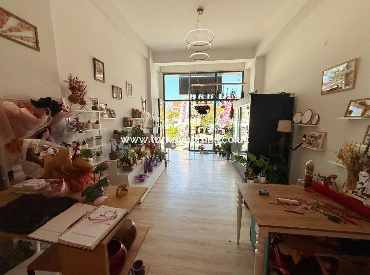 2 Shops For Sale On The Corner Overlooking Yergüzlar In Akarca