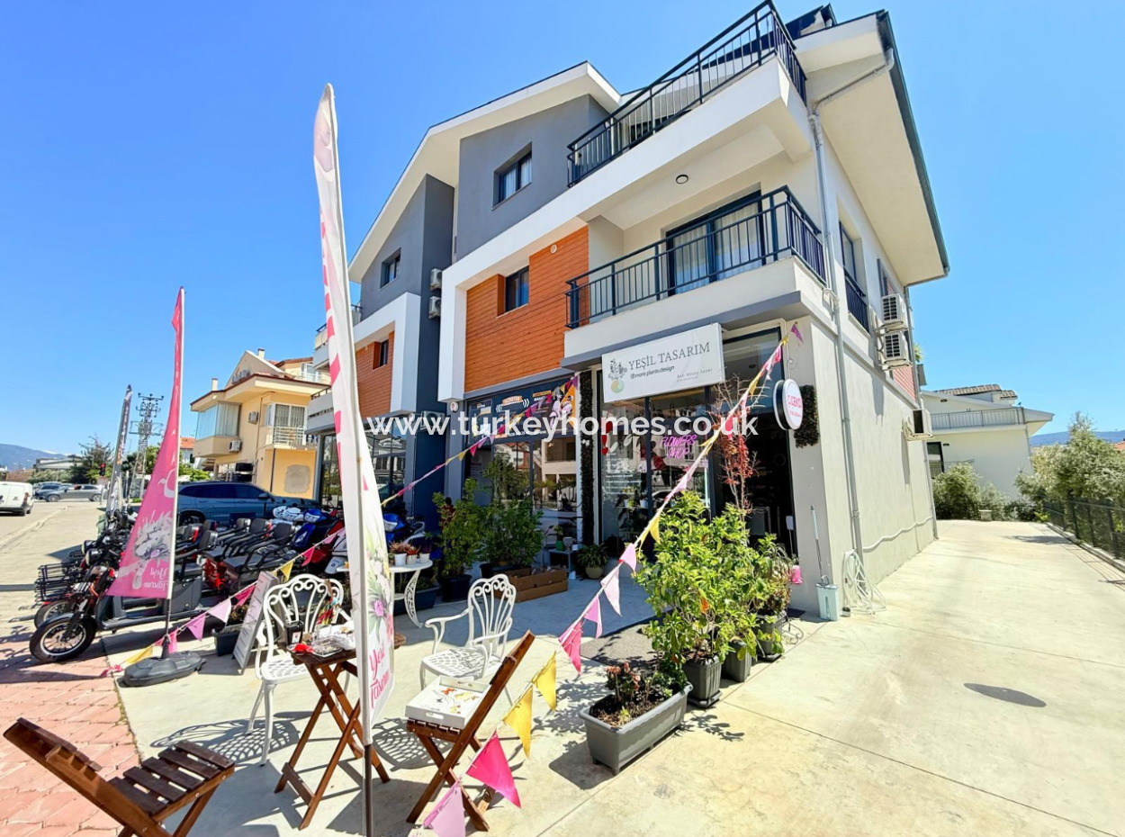2 Shops For Sale On The Corner Overlooking Yergüzlar In Akarca
