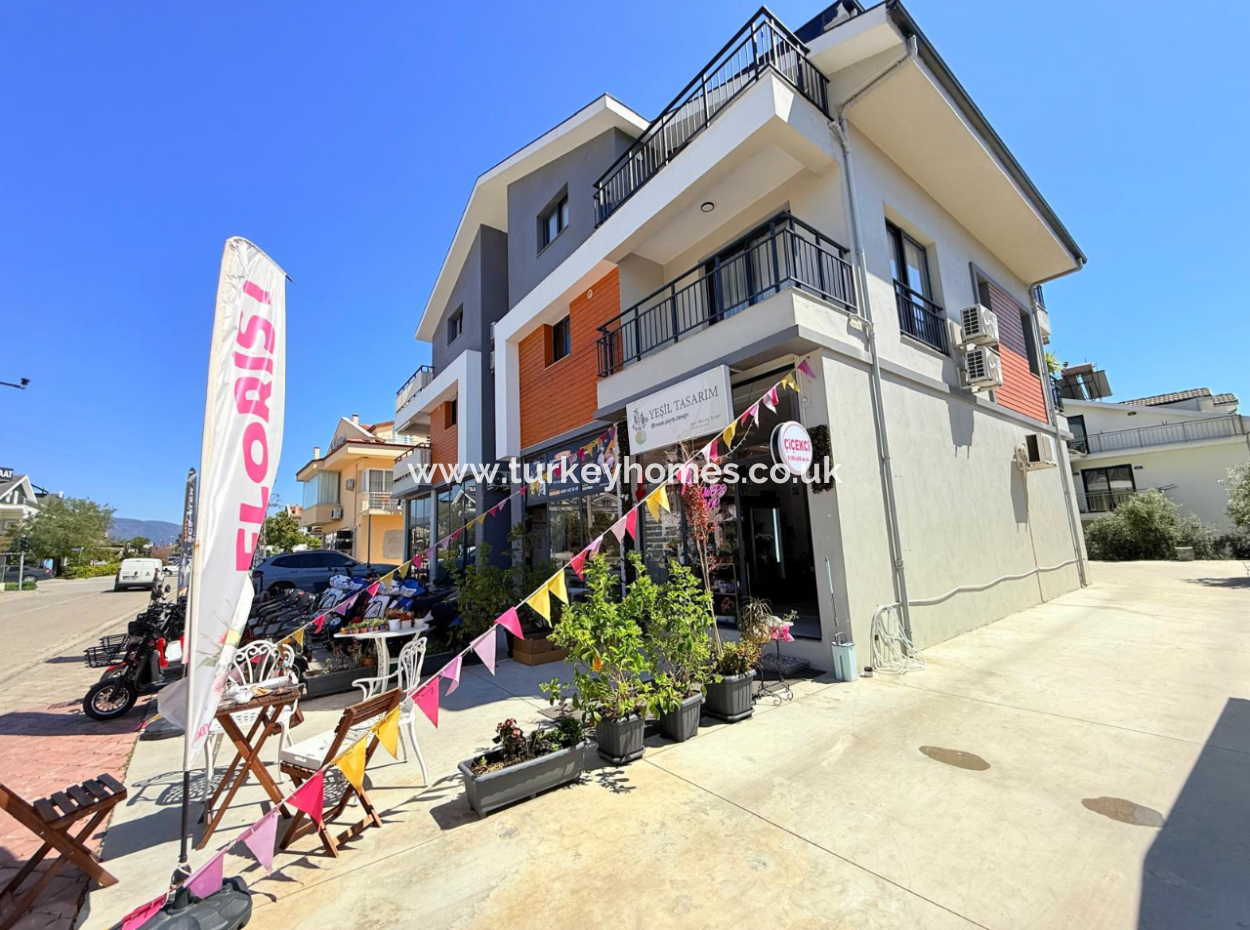 2 Shops For Sale On The Corner Overlooking Yergüzlar In Akarca