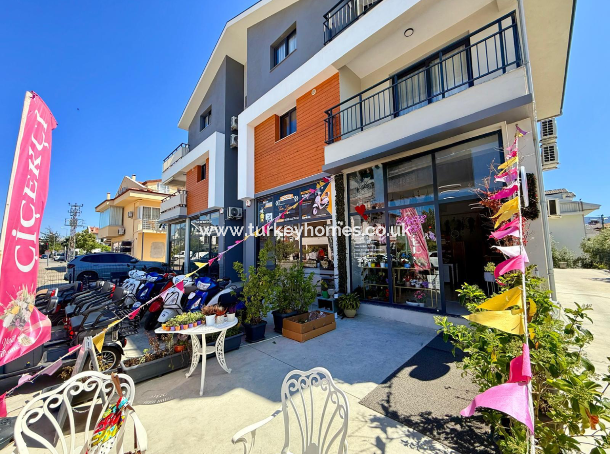 2 Shops For Sale On The Corner Overlooking Yergüzlar In Akarca