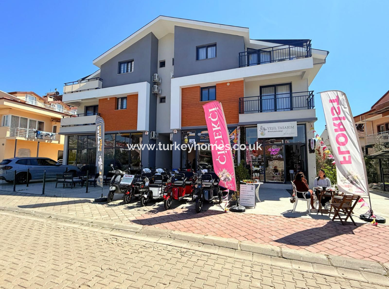 2 Shops For Sale On The Corner Overlooking Yergüzlar In Akarca
