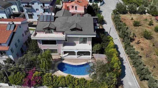 в Fethiye Karagedik 661 M² участок внутри 8+1 частная вилла с бассейном