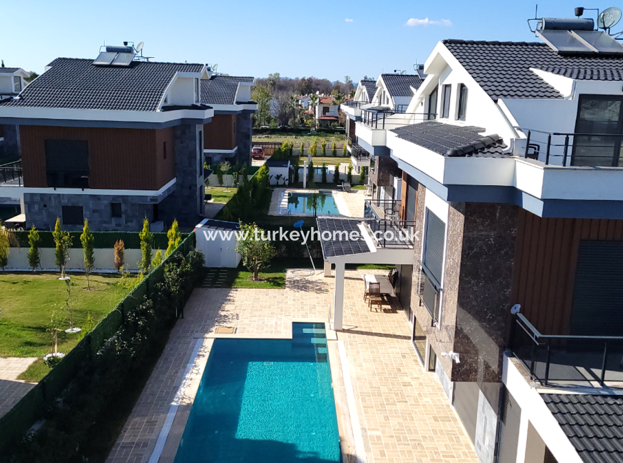 Fethiye Kargı’da Modern Tasarımlı, Bahçeli Ve Havuzlu Villa